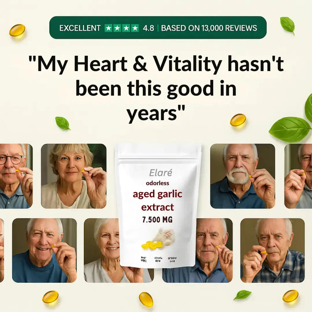 Aged Garlic Extract - 7500mg Odorless Elare