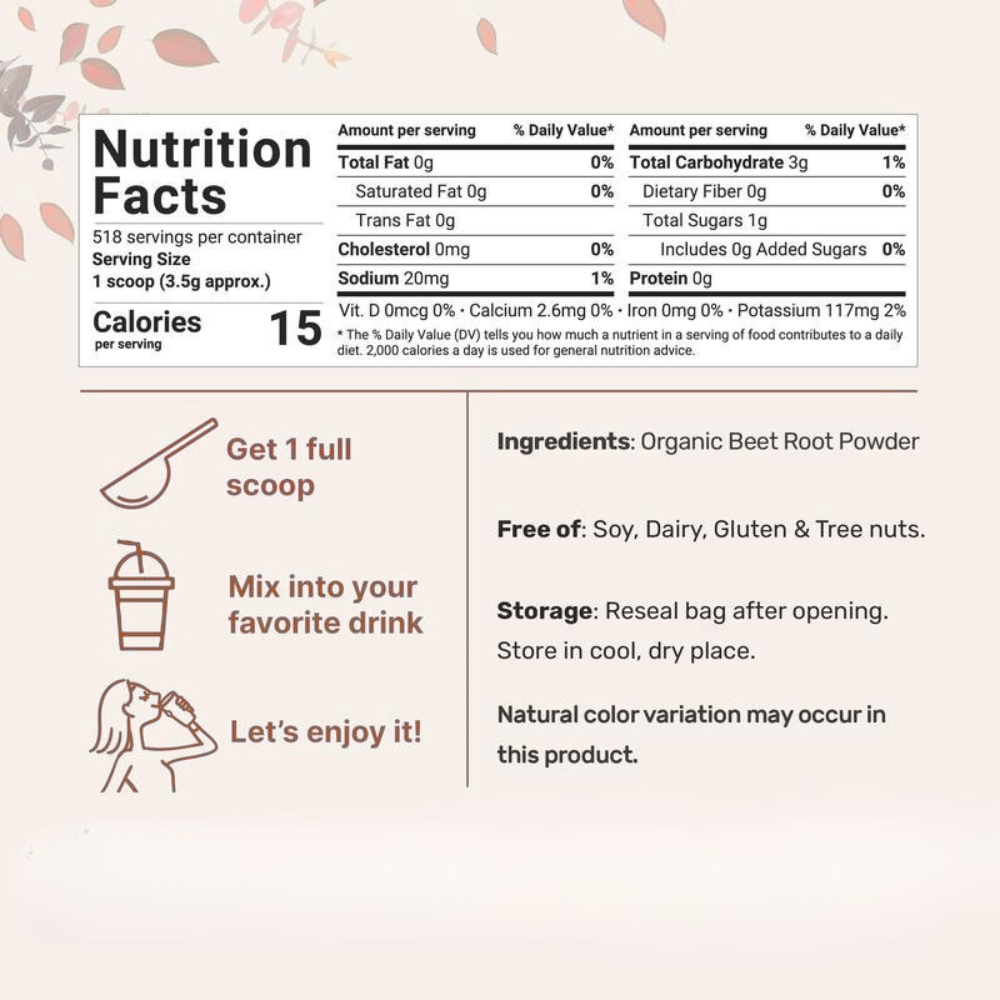 Organic Beet Root Capsules