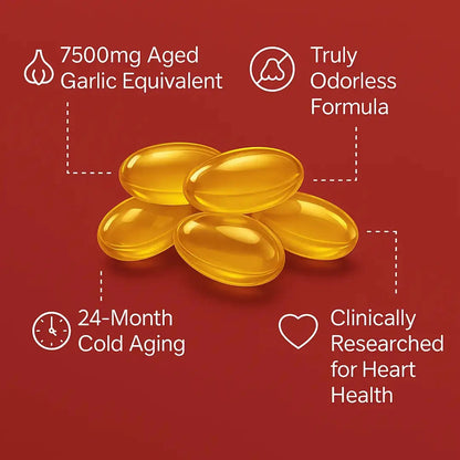 Aged Garlic Extract - 7500mg Odorless Elare
